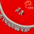 Diamond Set 18 Earrings (Exc. to Precious)